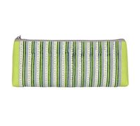 KnitPro Grace dreieckig mit Reißverschluss Tasche, Stoff, Mehrfarbig, groß 1, Textil, 24 x 10 x 10 cm