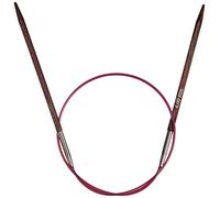 KnitPro Holzrundstricknadel, Stärke 4,0; 40 cm lang - Quadratische Nadelspitzen (Cubics) Neuheit!!!