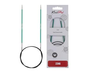 KnitPro International Rundstricknadel ZING 3,00 mm jade 100 cm, Grün