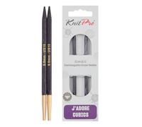 KnitPro Austauschbare Nadelspitzen J’adore Cubics kurz 4" (10 cm) 6,00 mm