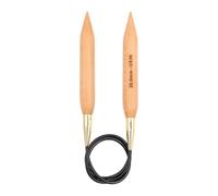 KnitPro Rundstricknadel Birkenholz Natur 120 cm 20mm, Size B (not Frame)