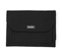 KNITPRO K12861 Kohle austauschbare Stricknadeltasche - zur Aufbewahrung von Kabeln, Steckern und kleinem Zubehör, Gemischt, Schwarz, 22cm x 17.5cm x 1.5cm