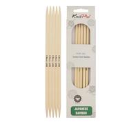 KnitPro K22131 Strumpfstricknadeln, Bamboo, Natur, 20 x 0.55 x 0.55 cm, 5 Count