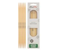 KnitPro K22133 Strumpfstricknadeln, Bamboo, Natur, 20 x 0.65 x 0.65 cm, 5 Count