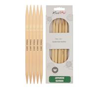 KnitPro K22136 Strumpfstricknadeln, Bamboo, Natur, 20 x 0.9 x 0.9 cm, 5 Count
