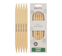 KnitPro K22137 Strumpfstricknadeln, Bamboo, Natur, 20 x 1 x 1 cm, 5 Count