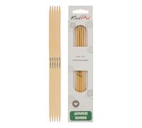 KnitPro K22138 Strumpfstricknadeln, Bamboo, Natur, 20 x 0.38 x 0.38 cm, 5 Count