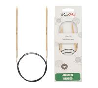 KnitPro Rundstricknadel K22215 Bambus 3,25 mm 40 cm Braun