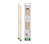 KnitPro K22333 Jackenstricknadeln, Bamboo, Braun, 30 cm x 7 mm, 2