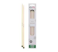 KnitPro K22338 Jackenstricknadeln, Bamboo, Braun, 30 cm x 3.75 mm, 2