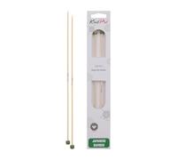 KnitPro K22353 Jackenstricknadeln, Bamboo, Braun, 33 cm x 2.5 mm, 2 Count