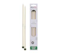 KnitPro K22359 Jackenstricknadeln, Bamboo, Braun, 33 cm x 5 mm, 2 Count