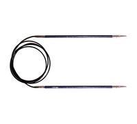 KnitPro K29051 Rundstricknadeln, Birkenholz, Messing, Mehrfarbig, 40 x 0.3 x 0.3 cm