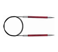 KnitPro K29059 Rundstricknadeln, Birkenholz, Messing, Mehrfarbig, 40 x 0.6 x 0.6 cm