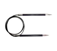 KnitPro K29060 Rundstricknadeln, Birkenholz, Messing, Mehrfarbig, 40 x 0.65 x 0.65 cm