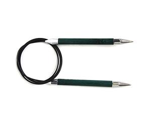 KnitPro K29084 Rundstricknadeln, Birkenholz, Messing, Mehrfarbig, 60 x 1 x 2 cm