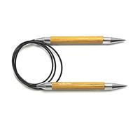 KnitPro K29165 Rundstricknadeln, Birkenholz, Messing, Mehrfarbig, 150 x 1.2 x 1.3 cm