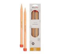 KnitPro K35269 Jackenstricknadeln, Wood, Braun, 35 cm x 15 mm, 2