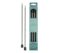 KnitPro K36263 Nadeln, Edelstahl, Silber, 40cm, 6mm, 2 Count