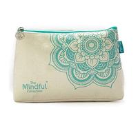 KnitPro K36662 Kp36662 Tasche, Papier, Creme/Blaugrün, 36x30x12cm
