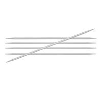 KnitPro K45126 Strumpfstricknadeln, Grau, 20 cm x 6 mm, 5 Count