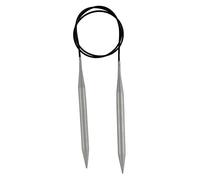 KnitPro K45346 Rundstricknadel, Grau, 100 cm x 4.5 mm
