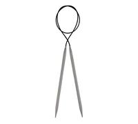 KnitPro K45351 Rundstricknadel, Grau, 120 cm x 2 mm