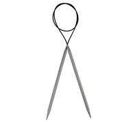 KnitPro K45352 Rundstricknadel, Grau, 120 cm x 2.5 mm