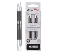 KnitPro Austauschbare Rundstricknadeln KARBONZ 5,50 mm 100 mm 2 St, Messing, Sortiert, 5,5 mm