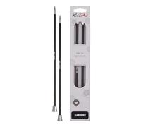KnitPro Jackenstricknadeln K41261 – Messing, Schwarz, 5,5 mm, 2