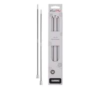 KnitPro K41280 Jackenstricknadeln, Schwarz, 2mm x 35cm, 2