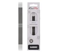 KnitPro Karbonz Nadelspiele 6" (15cm) | 2,25mm