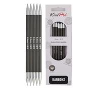 KnitPro Karbonz Nadelspiele 6" (15cm) | 6mm