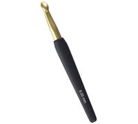 KnitPro Crochet Hook: Gold Aluminium: 15cm x 9.00mm, Sortiert, 15cm x 9mm