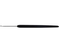 KnitPro - KnitPro Aluminium Softgrip Schwarz (10,00 mm) Häkelnadel - 1 Stück