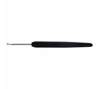 KnitPro - KnitPro Aluminium Softgrip Schwarz (5,50 mm) Häkelnadel - 1 Stück