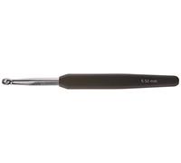 KnitPro - KnitPro Aluminium Softgrip Schwarz (6,50 mm) Häkelnadel - 1 Stück