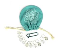 KnitPro - KnitPro The Mindful Collection Versilberten Chakra Stich Markier - 10 Stücke