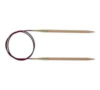 KnitPro KP35309 40 cm x 4,5 mm Basix Feste Rundstricknadeln Birke Braun