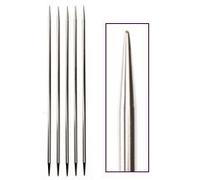 KnitPro Nadelspiel 3,00 mm – 15 cm – 5 Stück – Metall, Silber