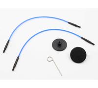 KnitPro Nadelseil Set Mini für Denim (Indigo) mit blauer Nylonummantelung