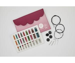 KnitPro Nadelspiel DREAMZ austauschbare Rundstricknadeln Set 13 cm Holz Neue Kollektion