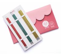 KnitPro Nadelspiel Set ZING in Stoffetui, in verschiedenen Längen 15cm