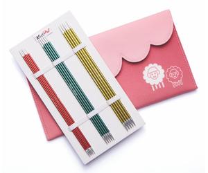 KnitPro Nadelspiel Set ZING in Stoffetui, in verschiedenen Längen