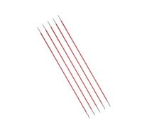 KnitPro K47014 Sockennadeln, Aluminium, Rosa, 15cm / 6.5mm