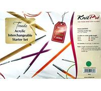 KnitPro Nadelspitzen Set, Acryl, Sortiert, 1-Pack, 1 - Pack, KP50616