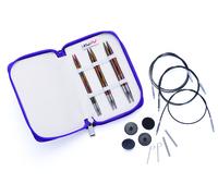 KnitPro Symfonie Holzstricknadel Spitzen Set in lila Stoffbeutel KnitPro Sets Starter Set 4.00, 5.00 und 6.00 mm