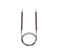 KnitPro NEUHEIT!!! Rundstricknadel Zing, Farbe Purpur, Länge 80cm, Stärke 6,0mm