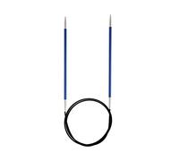 KnitPro Neuheit!!! Rundstricknadel Zing, Farbe Saphir, Länge 100cm, Stärke 4,0mm