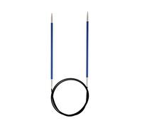 KnitPro NEUHEIT!!! Rundstricknadel Zing, Farbe Saphir, Länge 120cm, Stärke 4,0mm